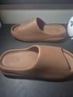 Used adidas Yeezy Slide Beige Slip-On Sandals Men's Casual Comfort size 9  — photo 2
