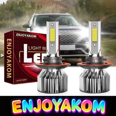For Ford Explorer 2006-2010 LED Headlights High Low Beam Bulbs Kit Bright White