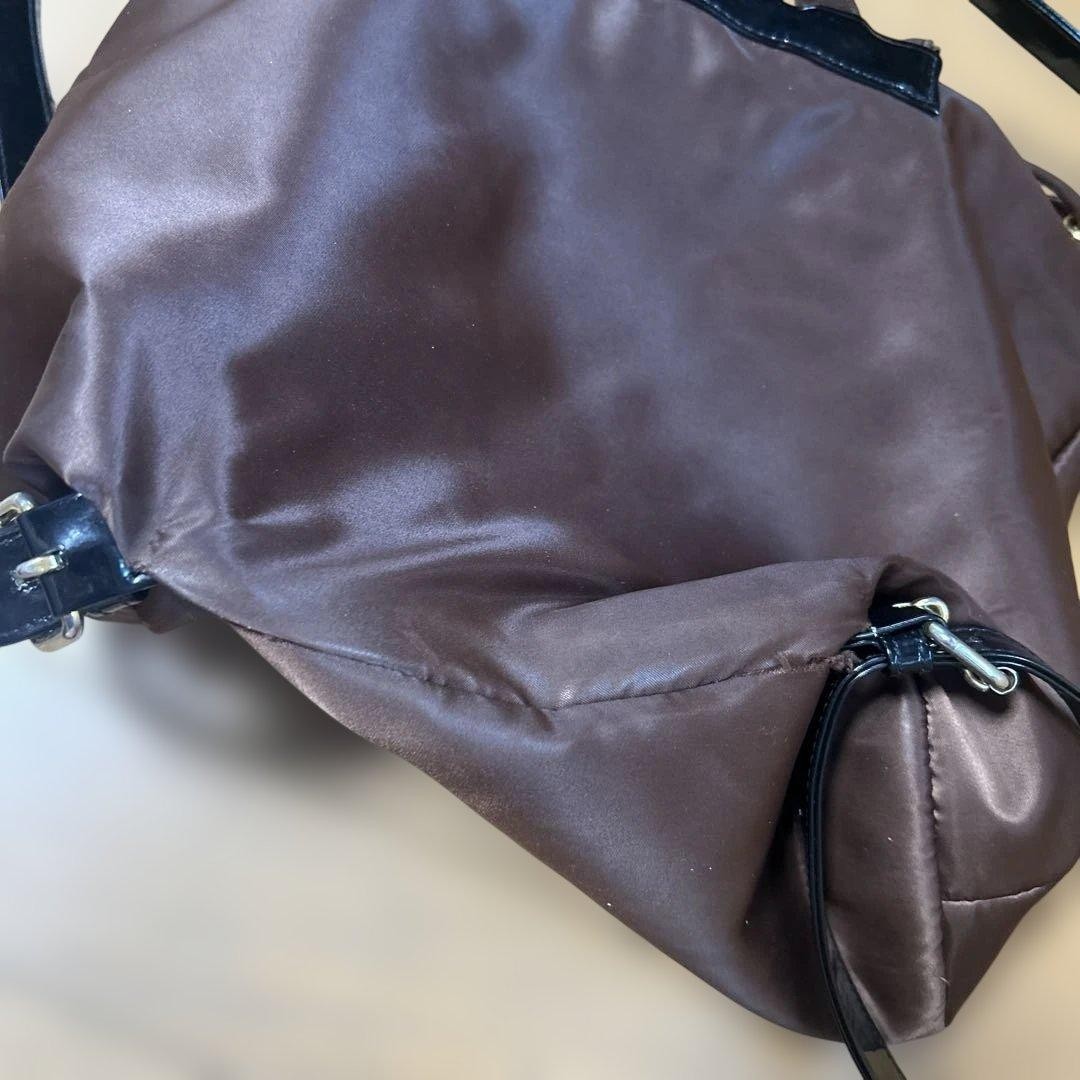 BALENCIAGA brown drawstring backpack ACE - image 5