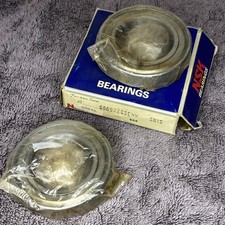  2 NSK 6009 ZZ C3E Ball Bearing New Old Stock New In Box