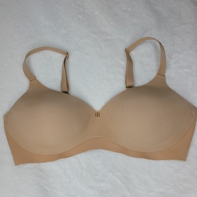 Honeylove 38D Cloud Embrace Wireless Contour T-Shirt Bra in Sand Nude EUC