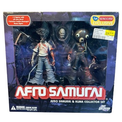 DC Unlimited Afro Samurai Kuma FYE Suncoast Exclusive Collector Set NEW Open Box