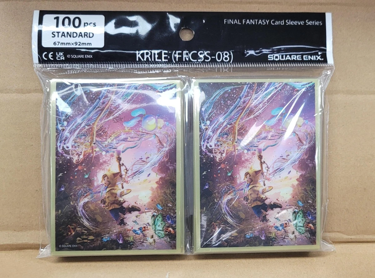 Final Fantasy Type-0 Ace Deck Protector Sleeves 60ct, Standard 67x92mm, Clear Square Enix Final Fantasy Type-0 Ace Deck Protector Sleeves 60ct, Standard 67x92mm, Clear Square Enix