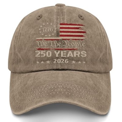 250th Anniversary Freedoms Baseball Hat Embroidered Cap