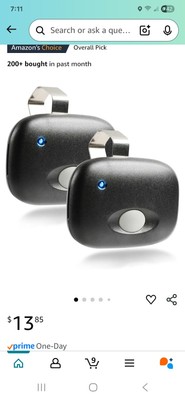 2 Linear Mega Code MCT-11 Garage Gate Door Remote DNT00090 Car Visor Control