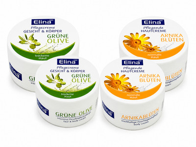 Elina Med Arnika & Olive 150ml Feuchtigkeitscreme 3er/4er Set