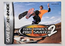 MANUAL ONLY Tony Hawk's Pro Skater 2 Nintendo Gameboy Advance Booklet