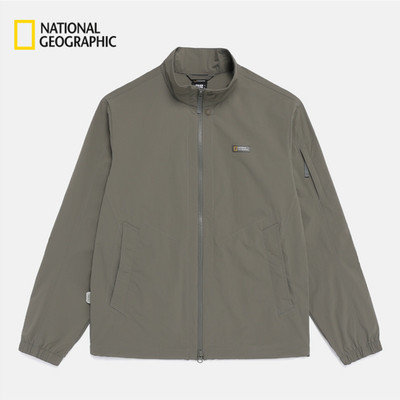  x National Geographic ジャケット National Geographic Adelie Cool Semi-Oversized Stand-Neck Jacket