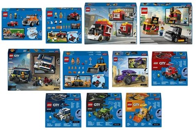 LEGO City Set Fries Foo,Racer,Burger Van,Traktor NEU OVP Auswahl z.B.60488 u.a.