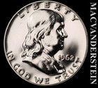 1962 Silver Franklin Half Dollar - Choice Gem Proof  Lustrous  #L7284 — photo 1