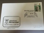 GB STAMPS RARE FIRST DAY COVER 1976 USA BI-CENTENARY GREENWICH PILGRIM
