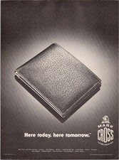 Mark Cross 1981 Vintage Leather Wallet Print ...
