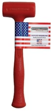 Trusty Cook Model 0 RED 13 oz Soft Face Dead Blow Hammer - USA
