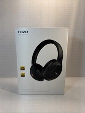 TOZO HT3 Bluetooth Headphones Black Brand New In Box