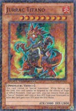 Jurrac Titano - DT03-EN067 - Super Rare - Duel Terminal Moderately Played Duel T
