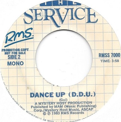 THE SERVICE Dance Up on RMS electro boogie PROMO 45 HEAR