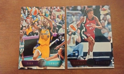 2002 Fleer Ultra WNBA Sheryl Swoopes #2 and Lisa Leslie #94