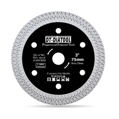 DT-DIATOOL 1/5pcs 3'' Fliese schneiden Diamant-Trennscheibe 3inch Mini-Sägeblatt