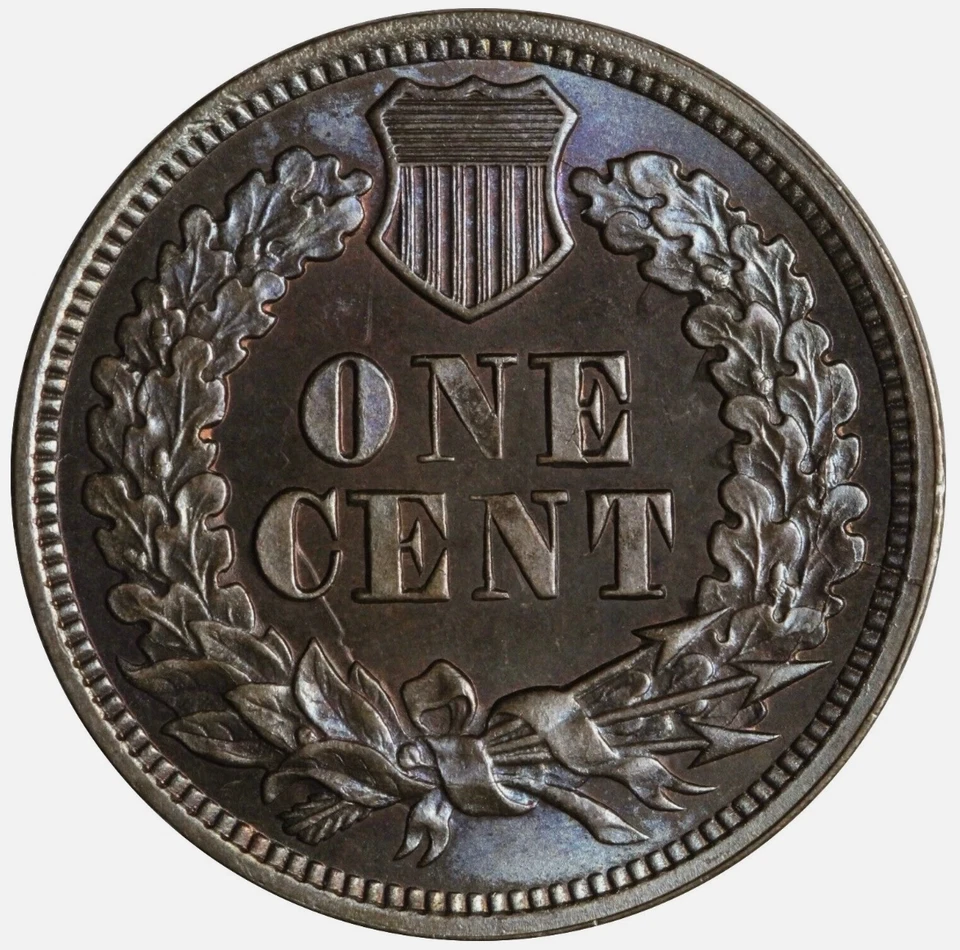 1869 Indian Head Cent Penny RARE This Nice Choice AU++ Key Date - Image 2 of 2