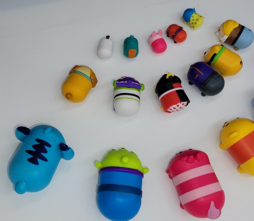 Tsum Tsum Vinyl Figure Lot of 18 Disney Mini Small Large Perry Mickey Lady Hiro - Picture 8 of 13
