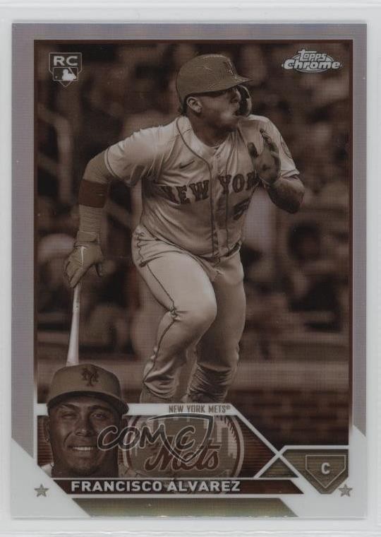 2023 Topps Chrome Sepia Refractor Francisco Alvarez Francisco Álvarez #203 1g5d