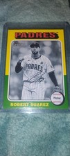 2024 Topps Heritage High Number SSP Robert Suarez 714 Black/White 
