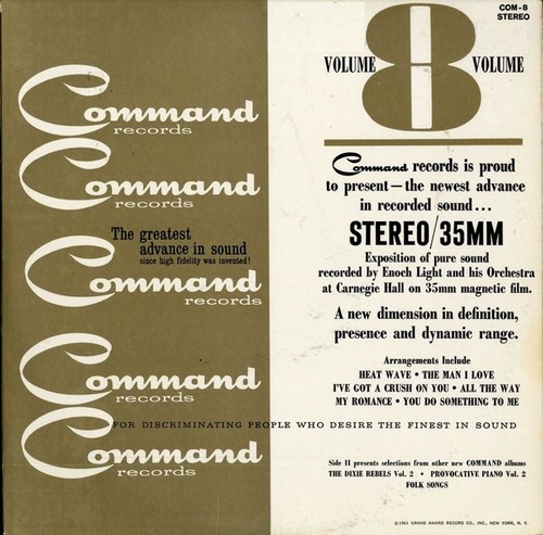 Various - Command Stereo Sampler, Volume 8 (LP, Album, Smplr) (Near Mint (NM or - Picture 1 of 3