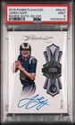 2016 Panini Flawless Jared Goff Silver Rookie RC Auto 08/10 PSA 9 Mint LA Rams