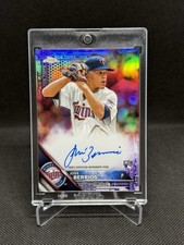 Jose Berrios 2016 Topps Chrome Purple Refractor Autograph Auto 91/250 #RA-IOS RC