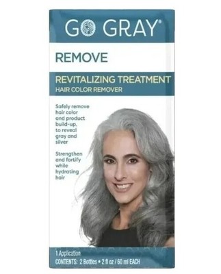 Go Gray REMOVE Revitalizing Treatment Hair Color Remover - New in Box