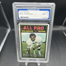 1974 Topps - Paul Warfield #128 PGS 7.5
