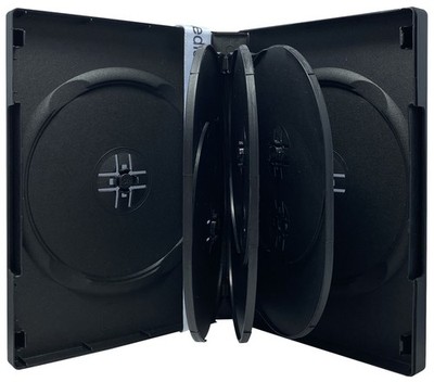 Black 8 Disc DVD Cases Lot