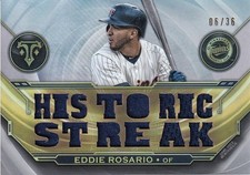 2019 Topps Triple Threads Eddie Rosario Triple Threads Relics /36