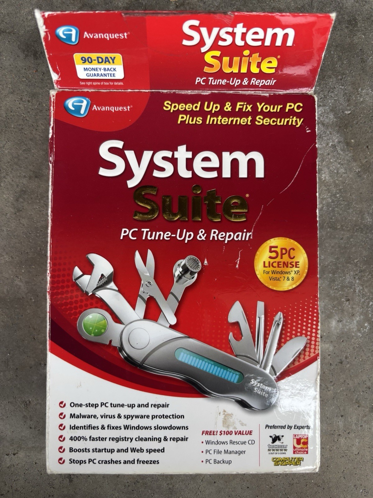 Avanquest System Suite PC Tune-Up & Repair software package