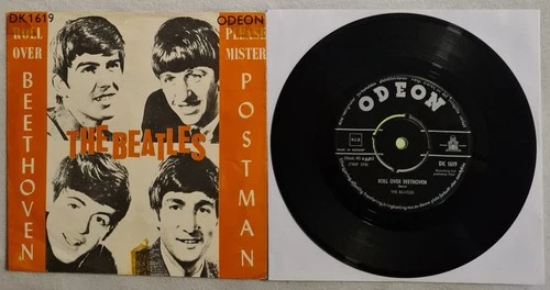The Beatles roll over beethoven 1964 Vg/Vg+ Norway 7" 45 single RE-PRESS BLACK