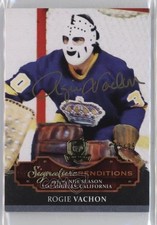 2013-14 Upper Deck The Cup Signature Renditions /35 Rogie Vachon Auto HOF k4s