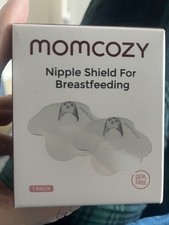 Momcozy Floral Contact Nipple Shield for Breastfeeding Flat 20mm 2pcs With Case