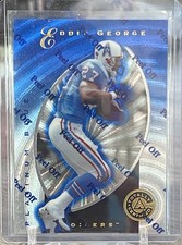 1997 Pinnacle Totally Certified Eddie George Platinum Blue #1817/2499 Oilers