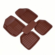Car Floor Mats All Weather Pvc Leather Heavy Duty Universal Fit 5pcs Full Set