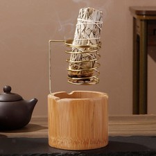 Sage Holder Decorative Mediation Incense Holder for Desk Living Room Bedroom