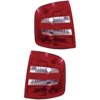 RüCkleuchten Heckleuchten Set Links & Rechts Rot FüR Skoda Fabia I Combi 6Y5 6Y3