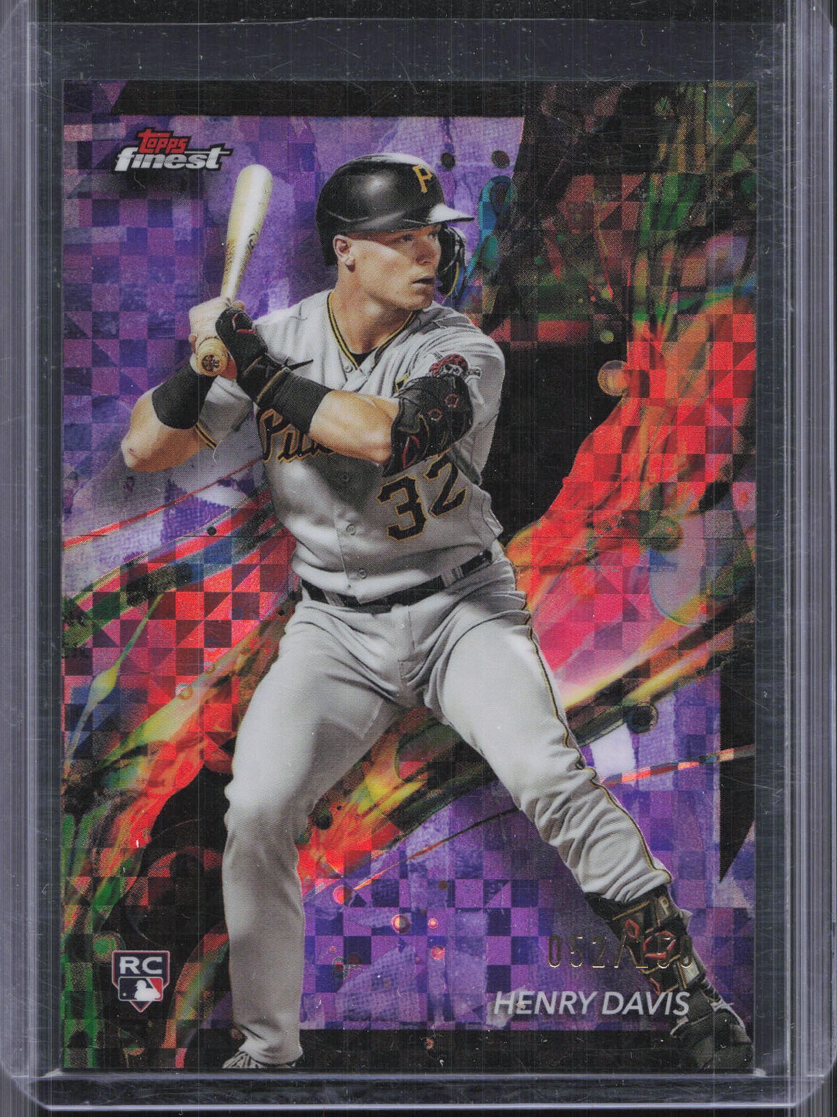 2024 Finest #15 Henry Davis Purple Checkerboard Refractors #/150