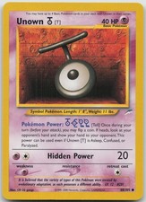 Unown [T] Common Unlimited Neo Destiny 088/105 LP CR CG gangs on eBay