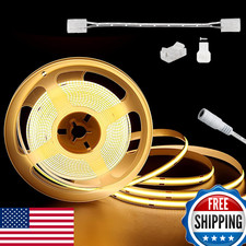PAUTIX COB LED Strip Light 32.8ft 10m 3000K Warm White 5040 LEDs Dimmable