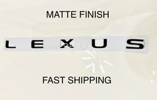 22 Lexus Trunk Lid Letter Logo Badge 3d Emblem F-sport Car Decorate Matte Black