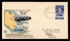 DR WHO 1958 AUSTRALIA FDC FIRST FLIGHT TASMAN ANIV WSC CACHET w29516