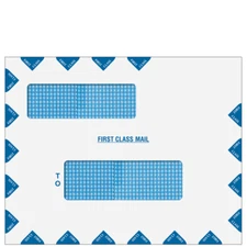 Double Window First Class Mail Envelope 50 envelopes (item 80783)