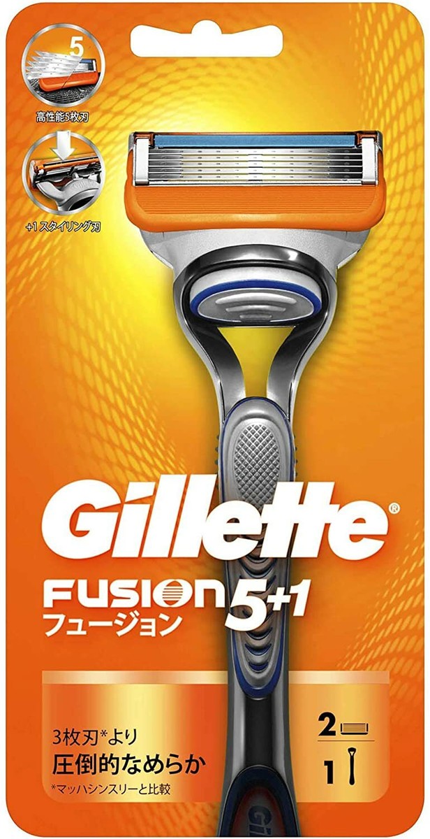 Gillette Fusion5+1 替え刃6プラス 16枚 Fusion5 (1 Handle + 8 Refill Blades) - Gillette