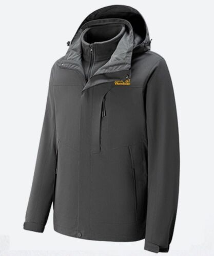 Giacca outdoor uomo sci inverno primavera pile 2 in 1 set due pezzi CRAZY WOLFSPEED - Foto 4 di 13