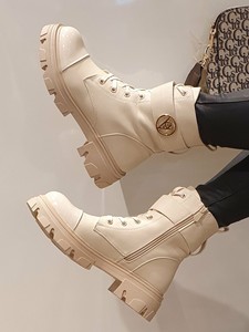 biker boots damen beige